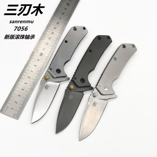 三刃木日用工具露营刀滚珠轴承