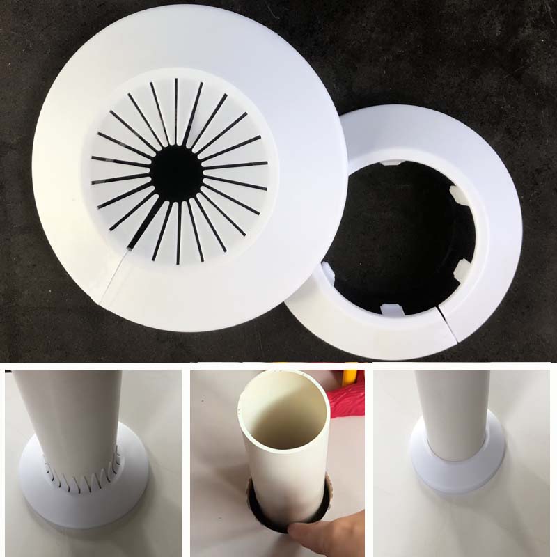 装饰盖消防排水暖气管卡扣式遮丑