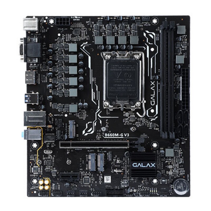 影驰b660m-g 台式机电脑主板 lga1700 ddr4双通道 m-atx dp接口