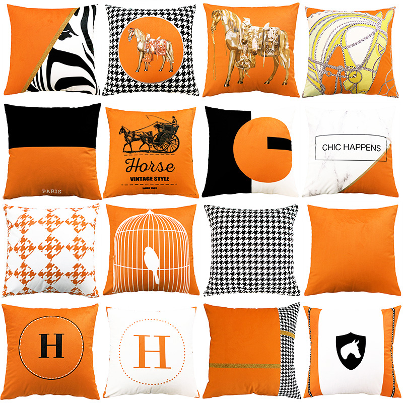 抱枕轻奢现代样板房简约客厅靠垫