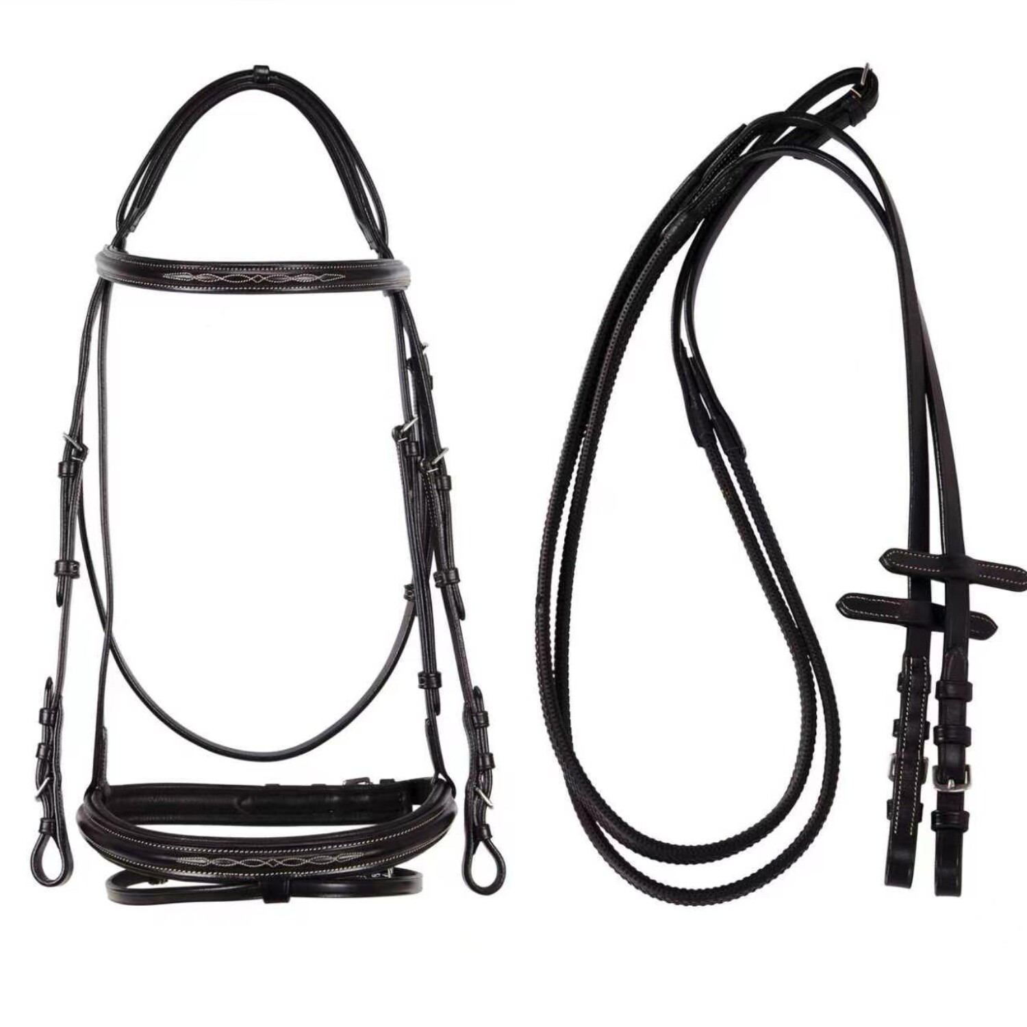 Equestro 水勒缰绳套装马术水勒马术缰绳马术装备帕兰丁马具