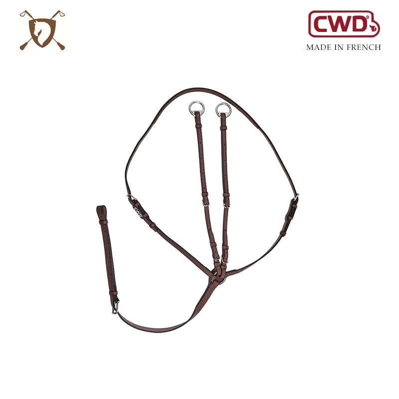 法国cwd进口马胸带低头革ma01 马匹装备 马术用品 马术配件