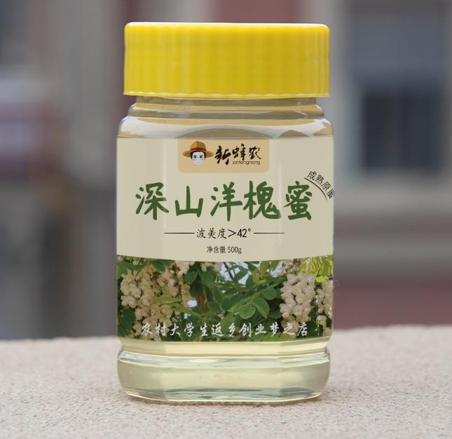 槐花蜂蜜500g洋槐蜜纯正天然无添加蜂蜜农家自产