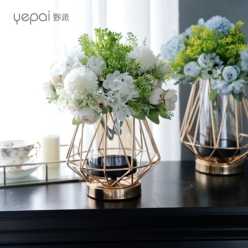 轻奢仿真花装饰摆件假花高档室内客厅餐桌绢花玄关摆件茶几电视柜,家居饰品,仿真花/假花,淘宝优惠券,粉丝福利购,淘宝优惠卷