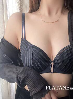 PLATANE梧桐本色文胸夹棉杯小胸上托聚拢侧收防下垂内衣WN22230