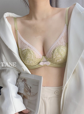 PLATANE梧桐本色内衣逾白系列聚拢侧收超薄大胸显小文胸WN22212