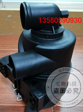 E303空滤外壳卡特303CCR空气滤清器总成弯头小微型挖机三大件保养