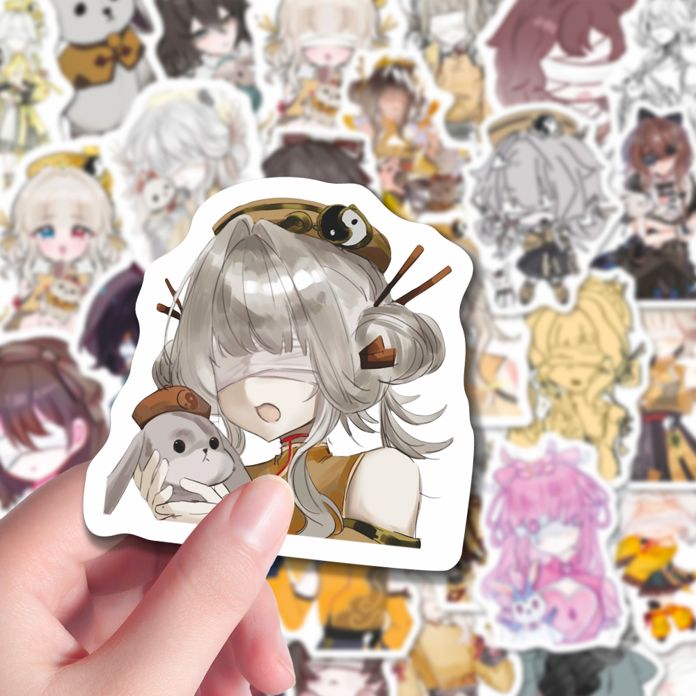 126张二次元超自然行动组除妖小师妹莉莉卡通Q版周边平板桌面贴纸