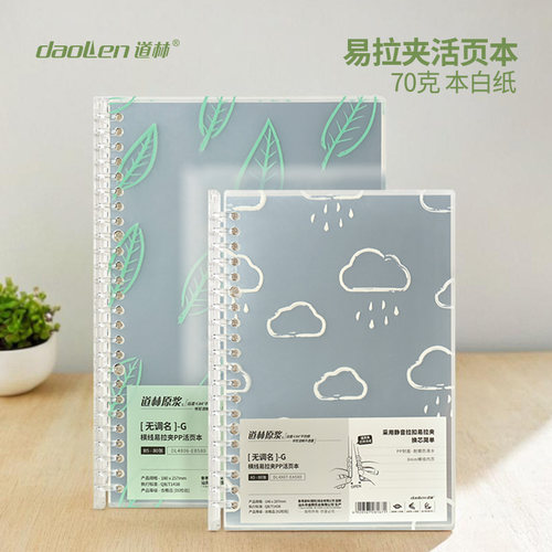 本白纸活页本b5a5道林