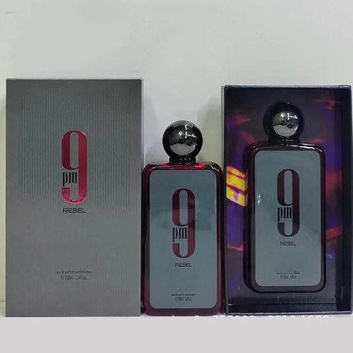 原装高品质ANAN REBEL 9PM金属盖3D标阿拉伯迪拜香水男女士礼盒装