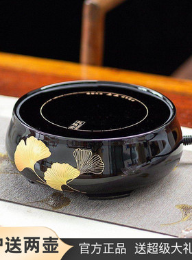 龙隐斋电陶炉家用煮茶炉器新款小型台式静音烧水壶不挑壶【有杏】