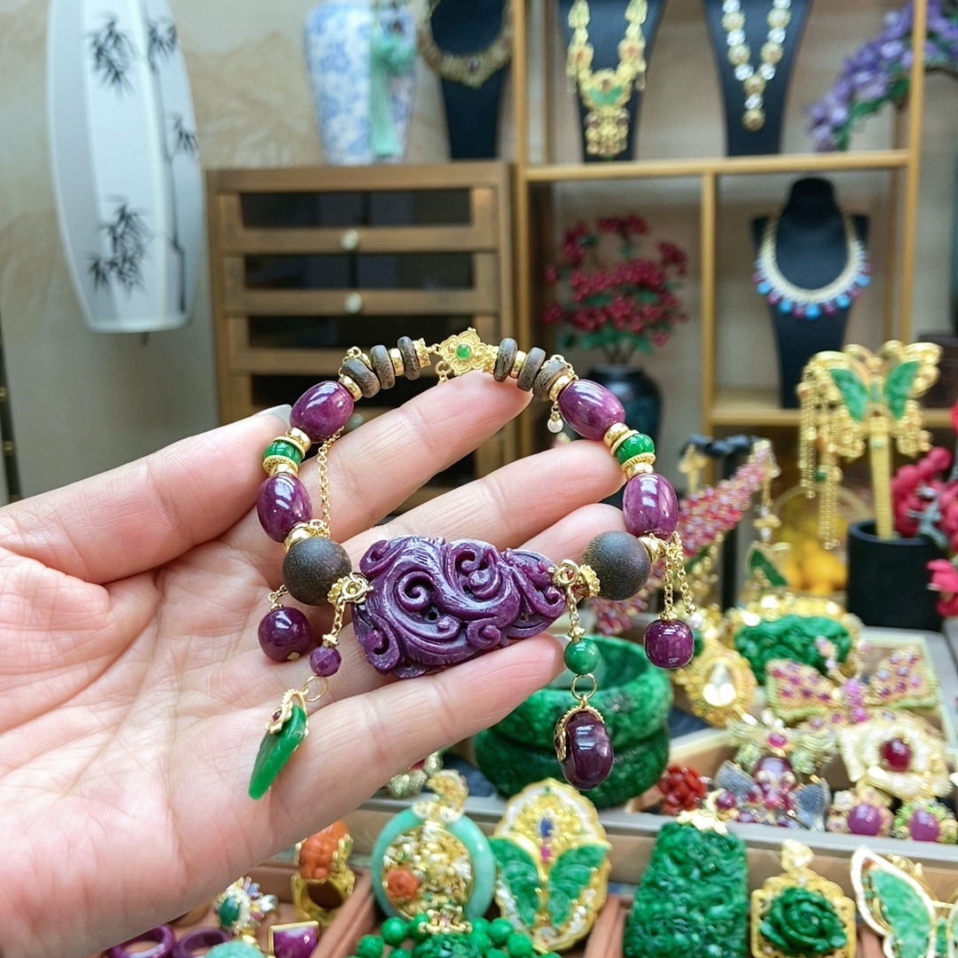 红宝石手串,珠宝/钻石/翡翠,手链/手串,淘宝优惠券,粉丝福利购,淘宝优惠卷