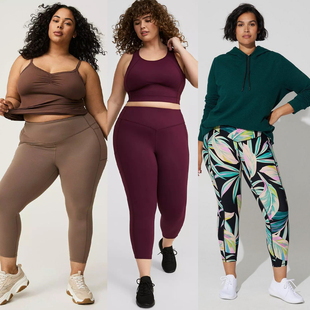 300-400斤断码特价清仓高弹力彩色速干九分裤