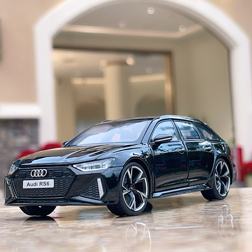 奥迪RS6合金汽车模型玩具车摆件