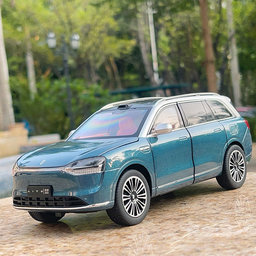 赛力斯问界M9汽车模型合金玩具车