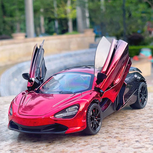 1/24迈凯伦720S合金敞篷车模型仿真小汽车模型收藏摆件儿童玩具车
