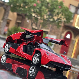 32帕加尼风神之子跑车汽车模型仿真合金车模金属儿童玩具车摆件