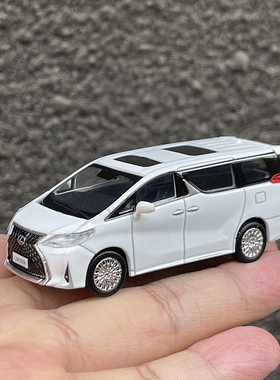 1/64雷克萨斯LM300保姆车MPV商务车静态版收藏摆件礼品模型车玩具
