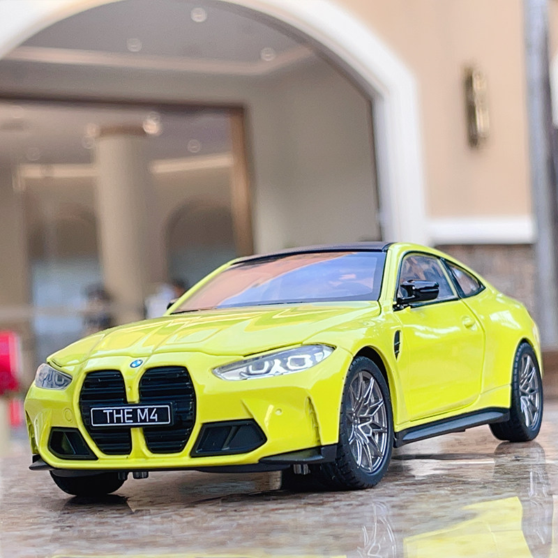 彩珀宝马M4G82跑车模型玩具车