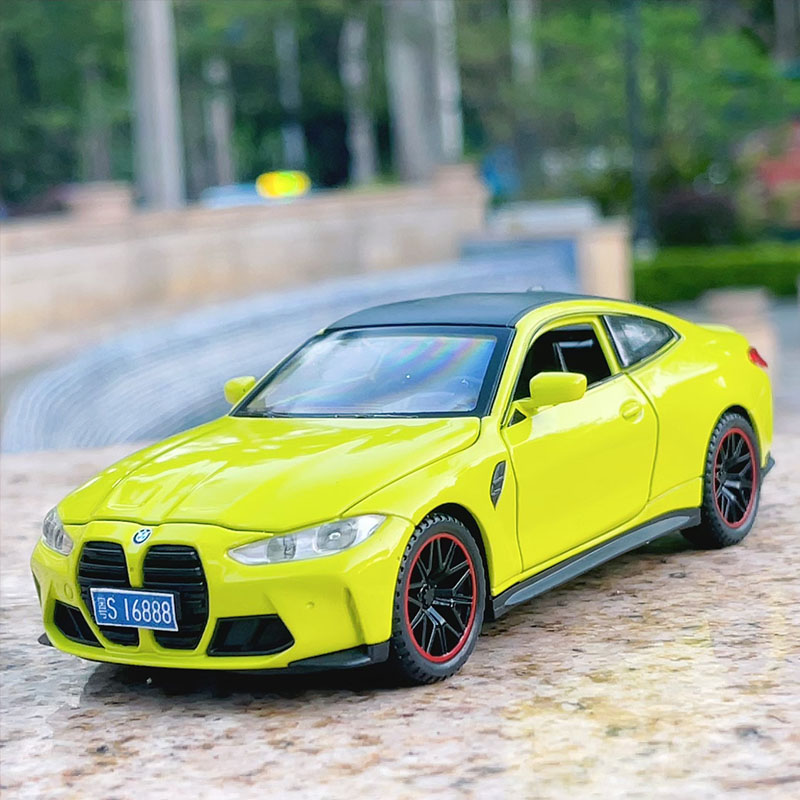 宝马M4合金车模型仿真跑车玩具车