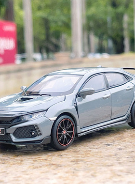 1:32本田思域Type R合金车模转向避震汽车模型男孩玩具车收藏摆件