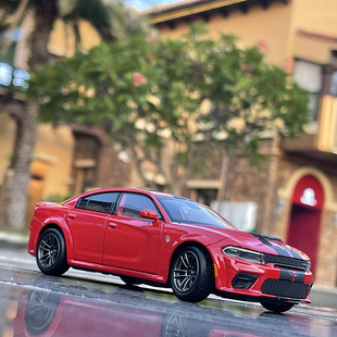 速度9与激情道奇战马SRT地狱猫1:32合金车模仿真汽车模型玩具收藏