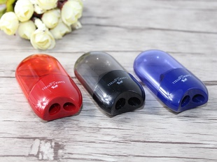 削笔器 椭圆笔刨 德国Faber castell辉柏嘉1835双孔素描卷笔刀