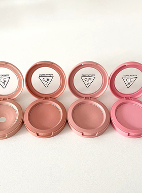 3ce单色腮红nude peach蜜桃橘裸粉哑光晒红delectable rosebeig