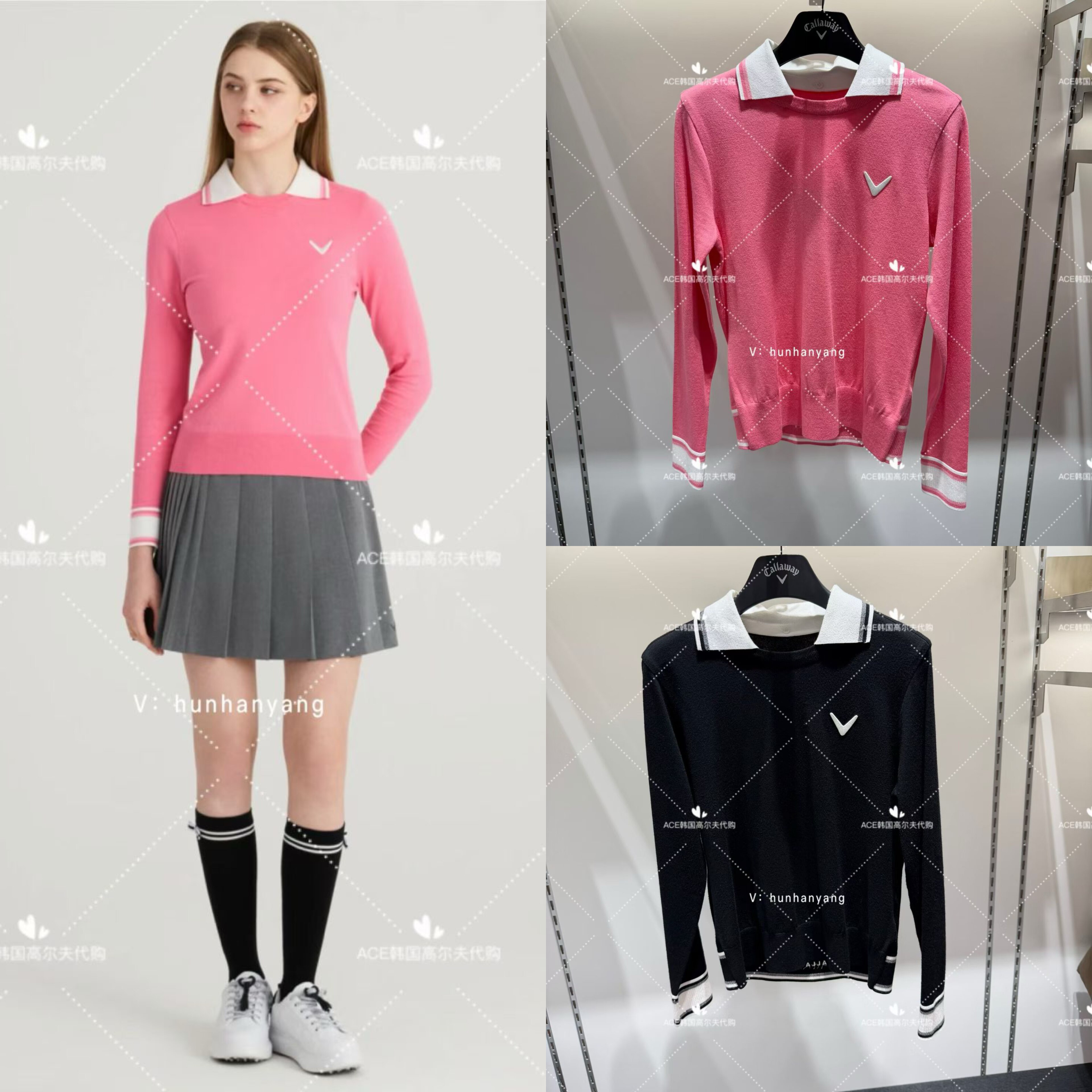 女士高尔夫服装25冬季上衣
