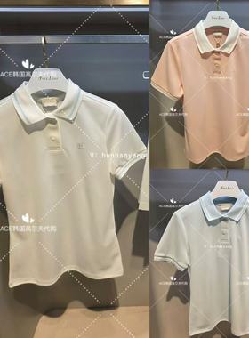 FL女士高尔夫短袖26春季新款百搭休闲时尚运动透气翻领半袖