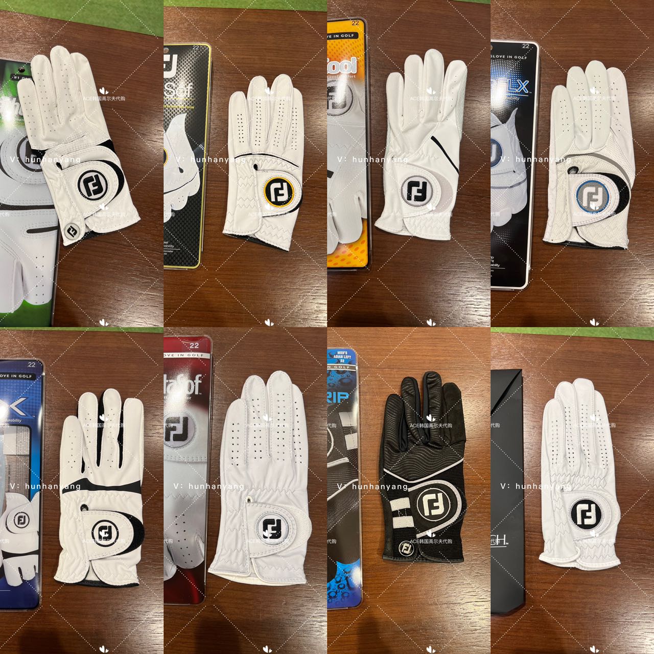 FJ高尔夫男士多款手套合集