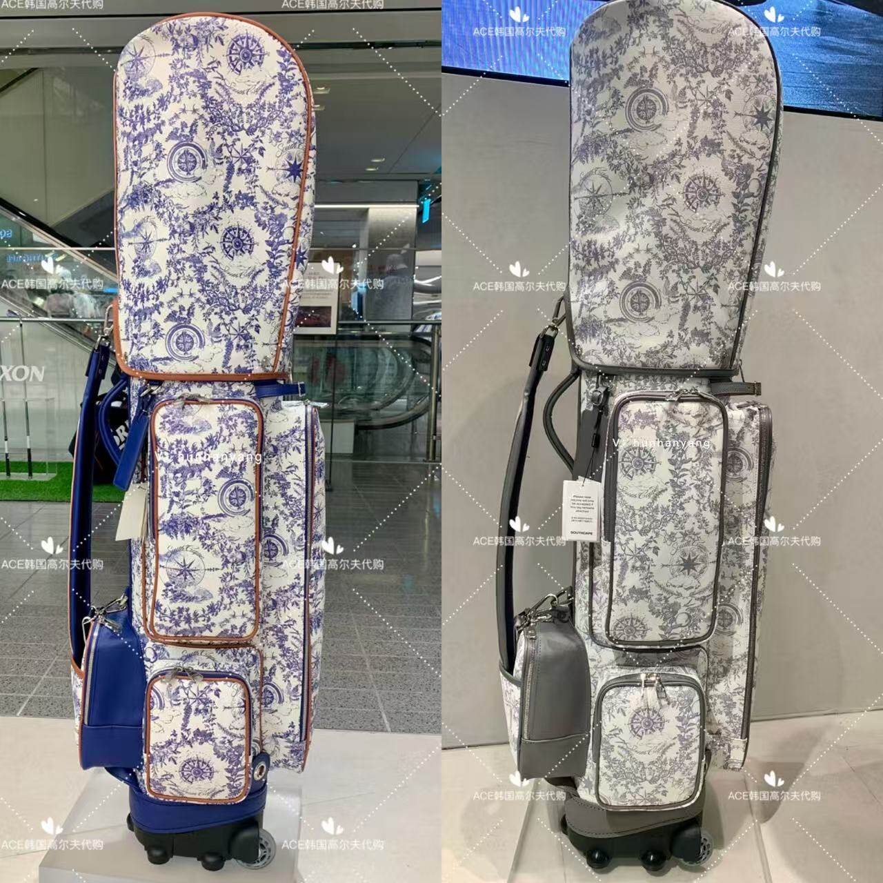 SOUTHCAPE女士高尔夫球包25夏季百搭休闲时尚运动轻便拉杆轱辘