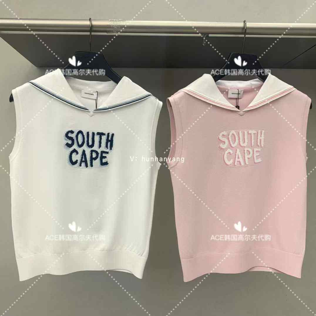 Southcape女士折扣高尔夫服装25夏季百搭休闲运动修身透气马甲