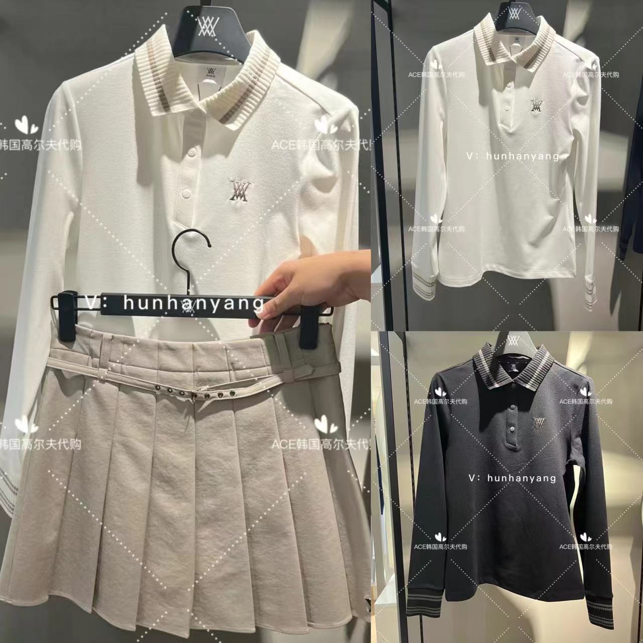 女士高尔夫服装24冬季长袖