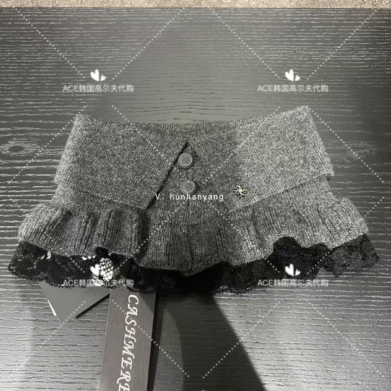 ST高尔夫防晒保暖脖套围脖蕾丝