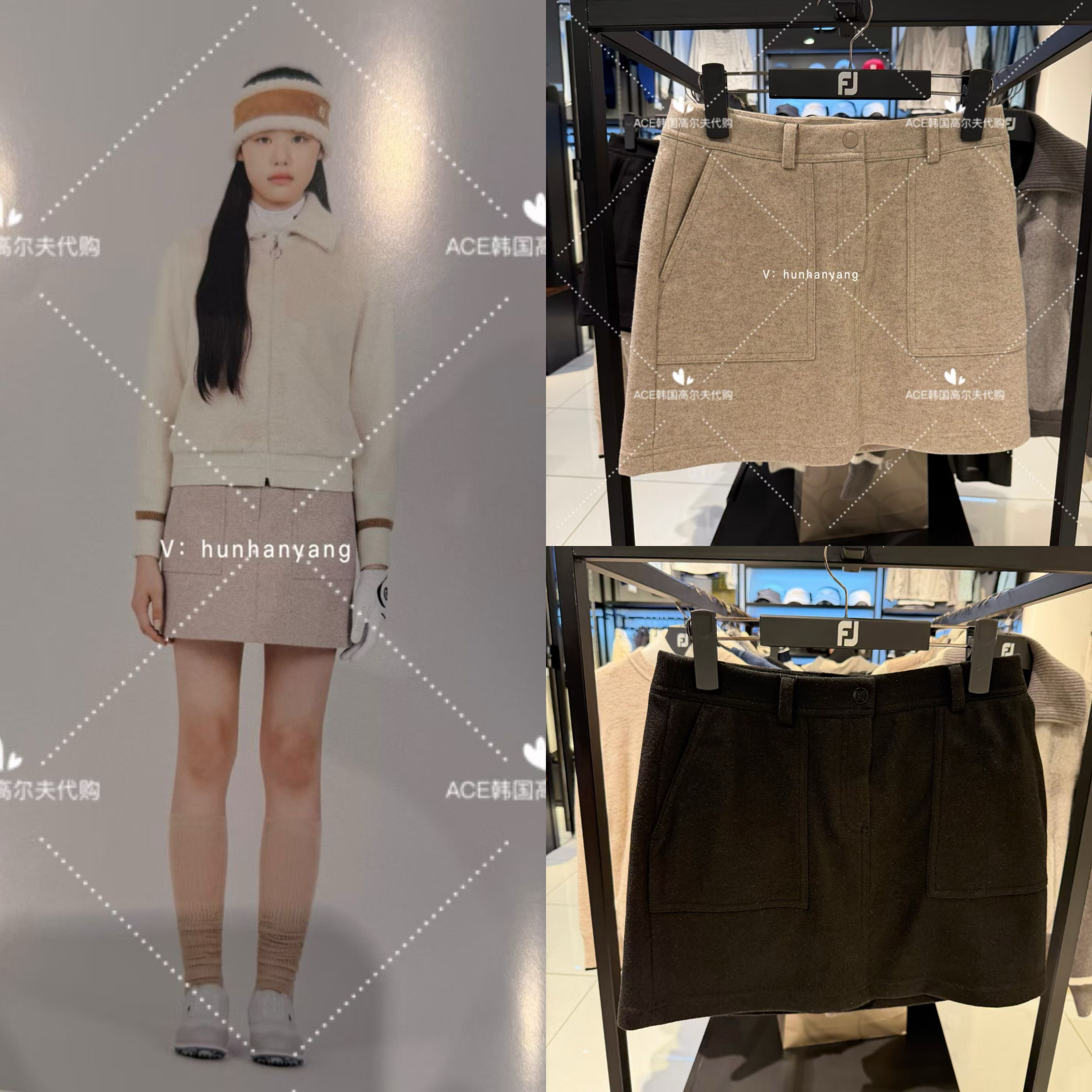女士高尔夫服装25冬季裙子