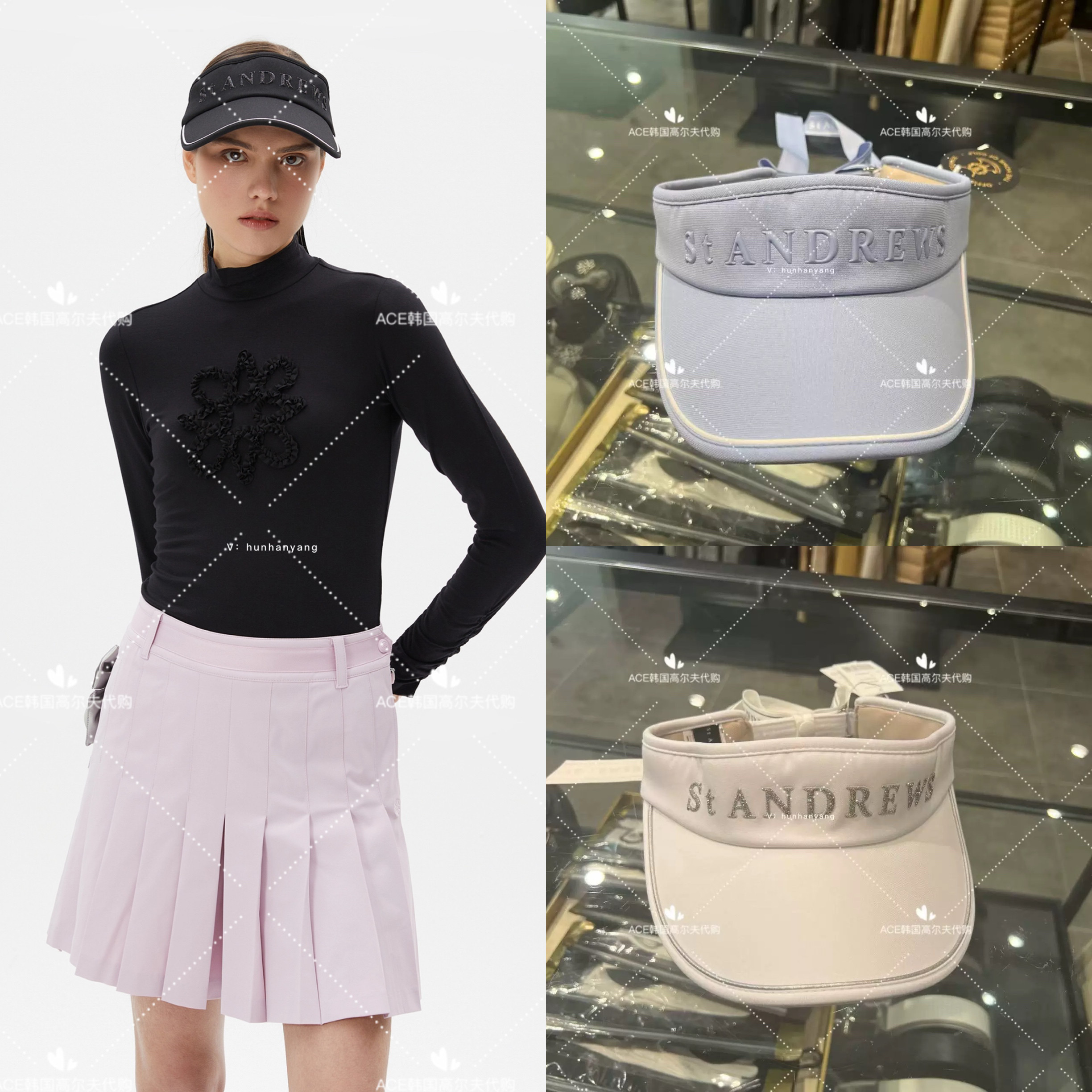 StANDREWS女士高尔夫女帽球帽
