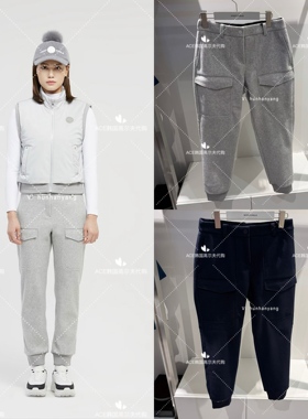 Wangle女士高尔夫运动裤25冬季新款百搭休闲运动束脚裤子WWW25371