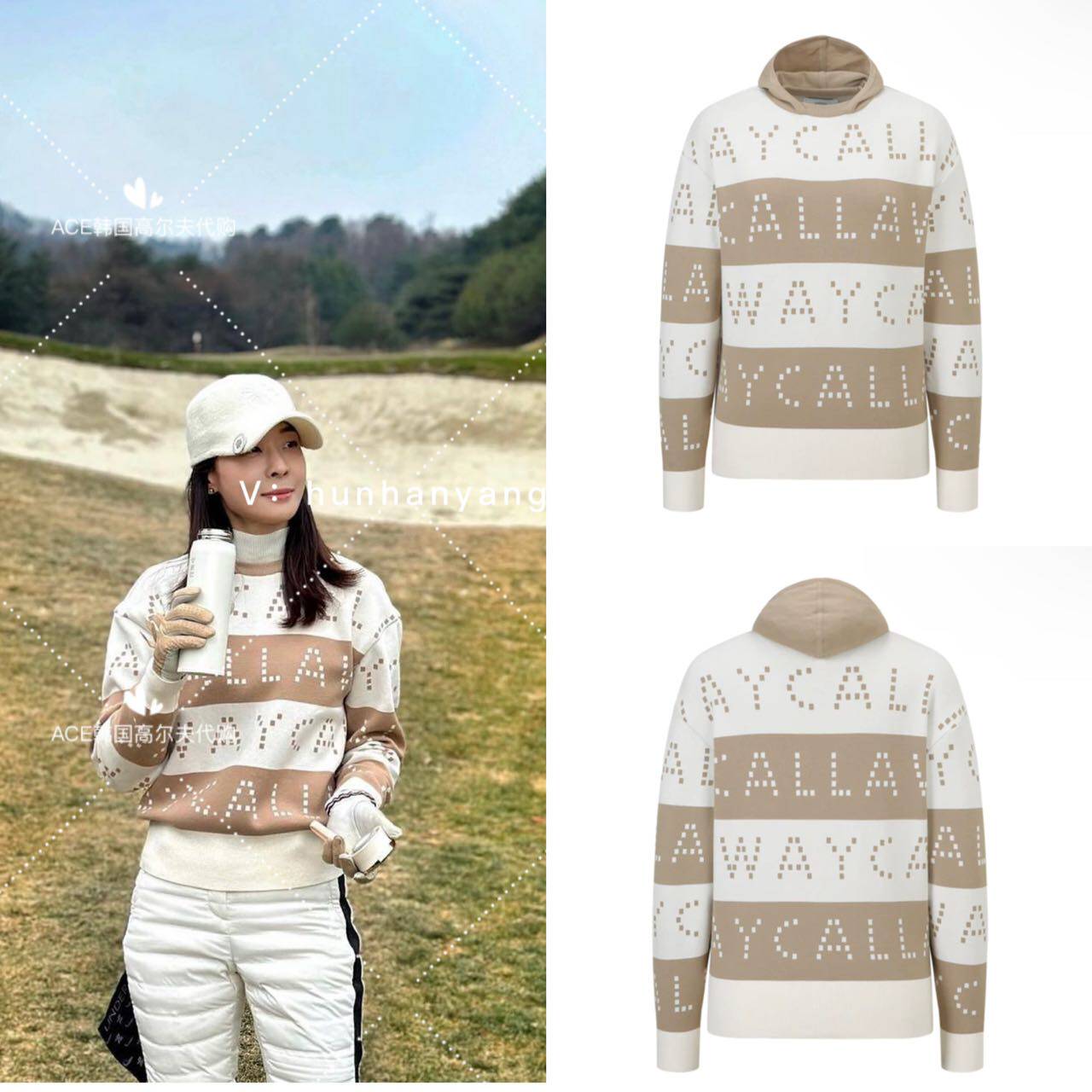Callaway卡拉威高尔夫女士帽衫