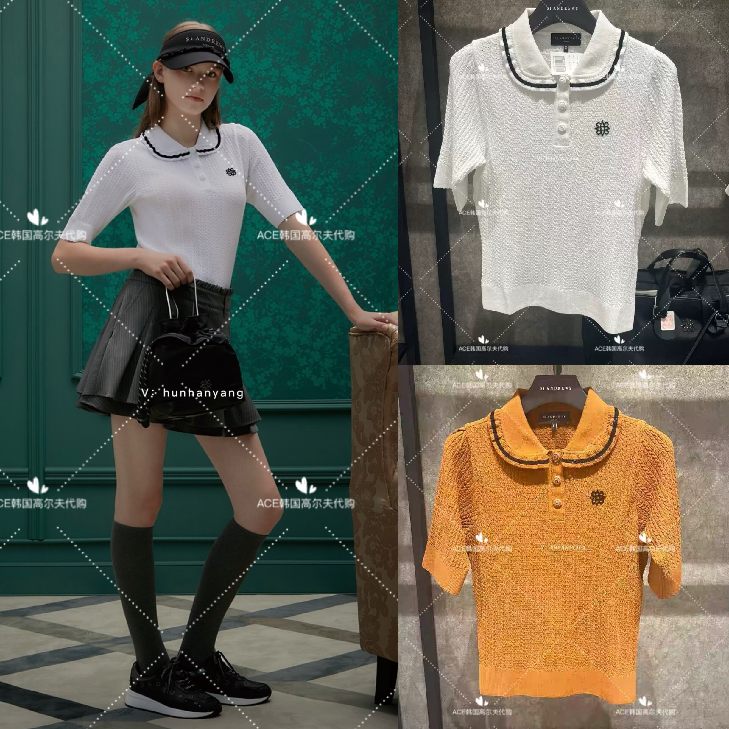 女士高尔夫服装25秋季上衣