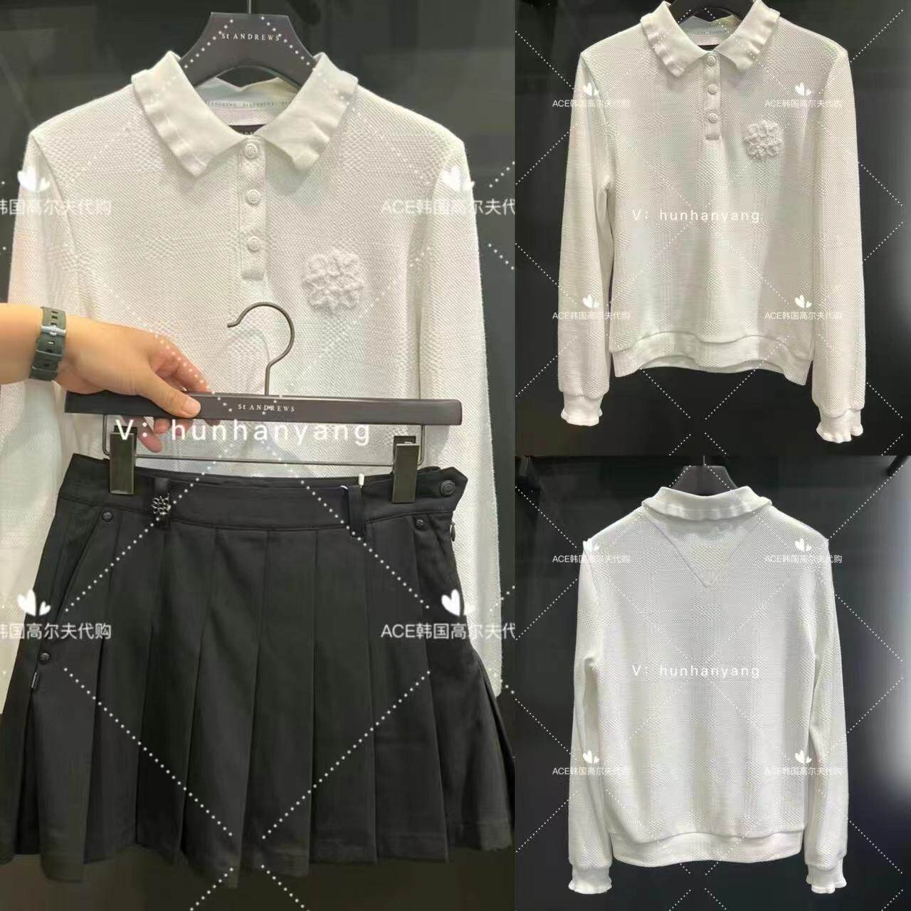 女士高尔夫服装24秋季长袖