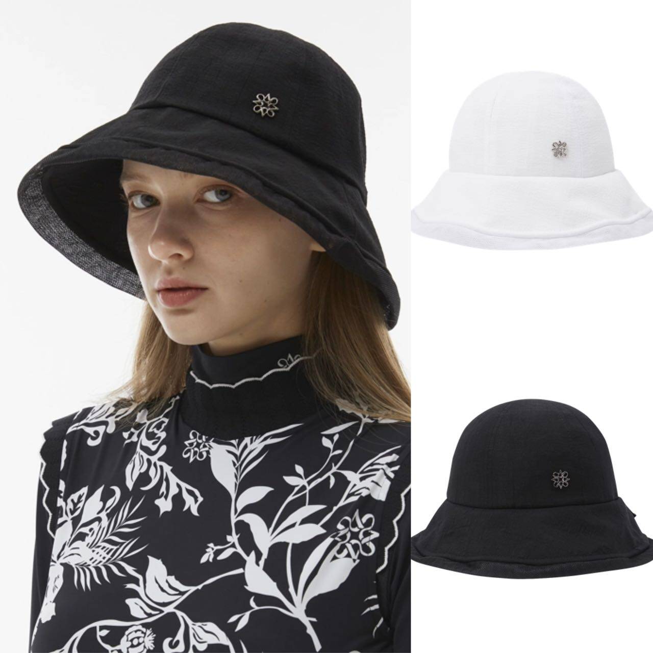 St ANDREWS女士高尔夫球帽24夏折扣百搭休闲运动时尚渔夫帽防晒帽