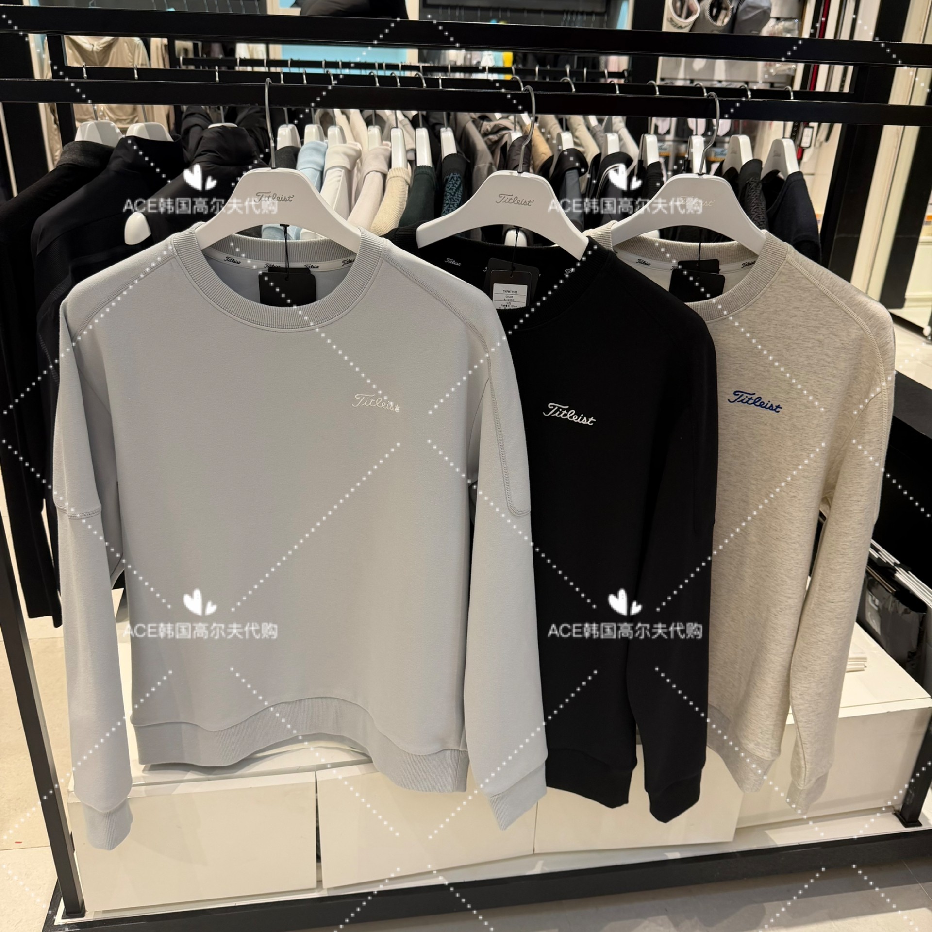 Titleist泰特利斯男士高尔夫长袖26春季新款百搭修身长袖圆领卫衣,运动服/休闲服装,高尔夫球服,淘宝优惠券,粉丝福利购,淘宝优惠卷