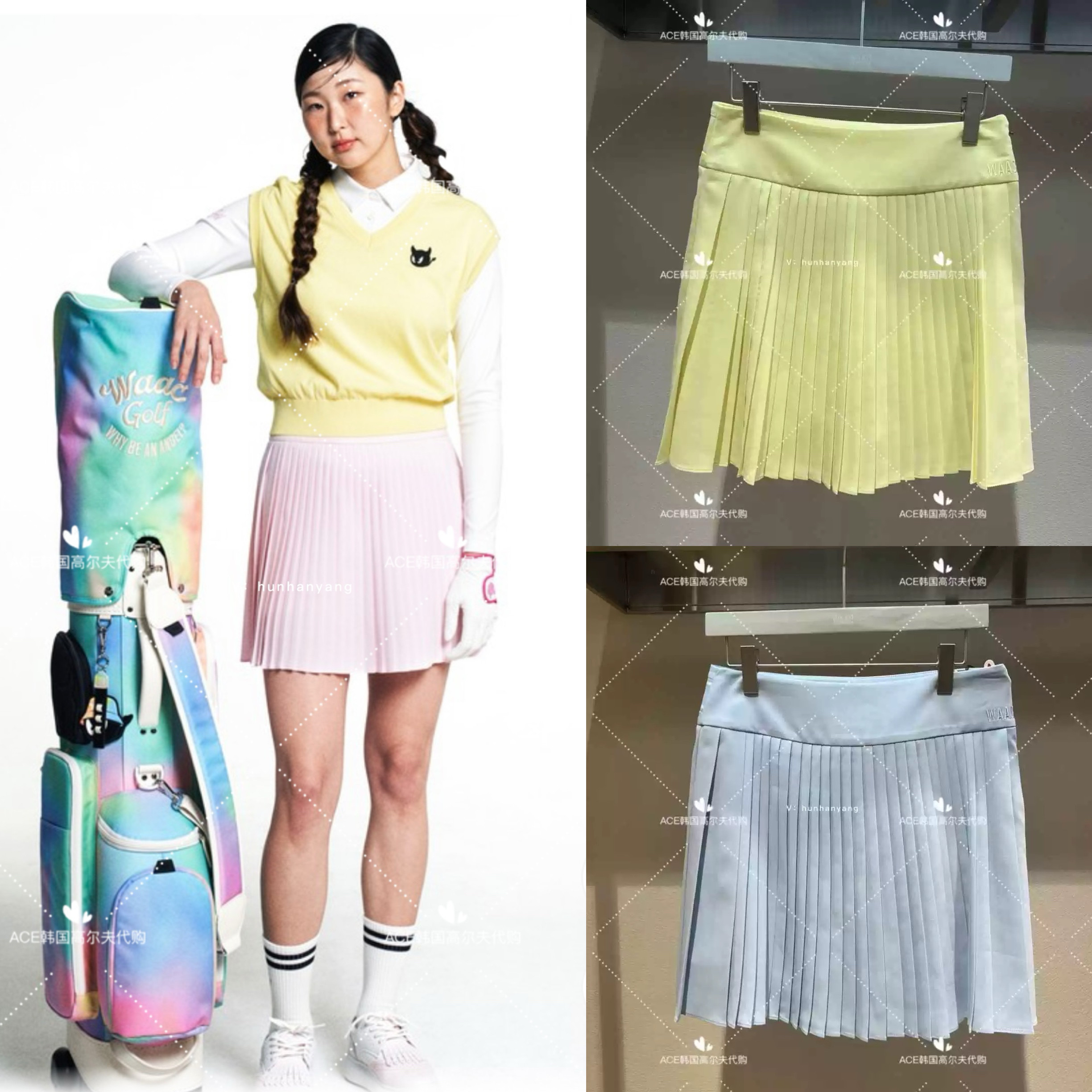 女士高尔夫服装25春季短裙