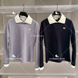 SOUTHCAPE女士高尔夫长袖26春季新款百搭休闲时尚运动翻领长袖