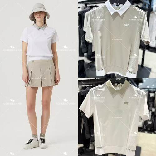 女士高尔夫服装25夏季上衣