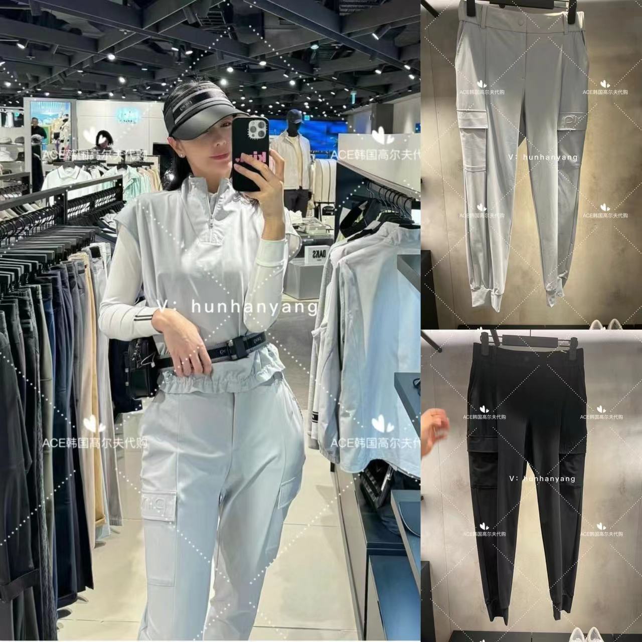 PING女士高尔夫服装24夏季
