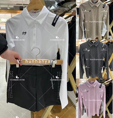 小兔子高尔夫女士翻领长袖