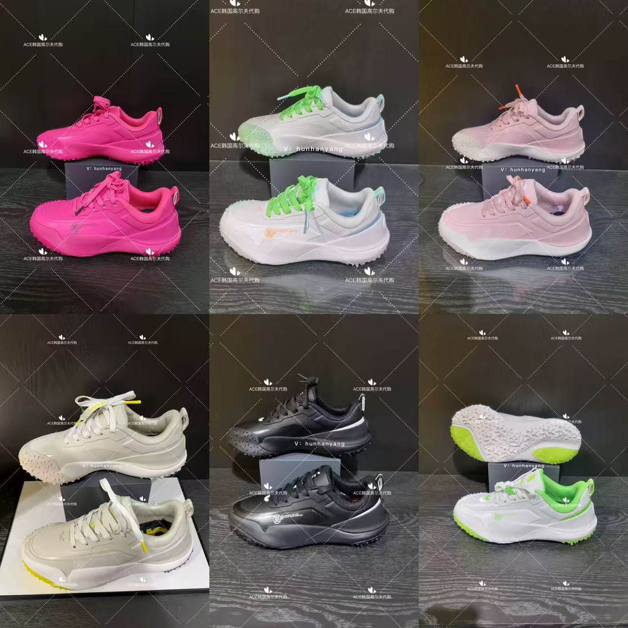 Gfore女士高尔夫折扣球鞋25春百搭时尚舒适厚底运动鞋G4高尔夫鞋