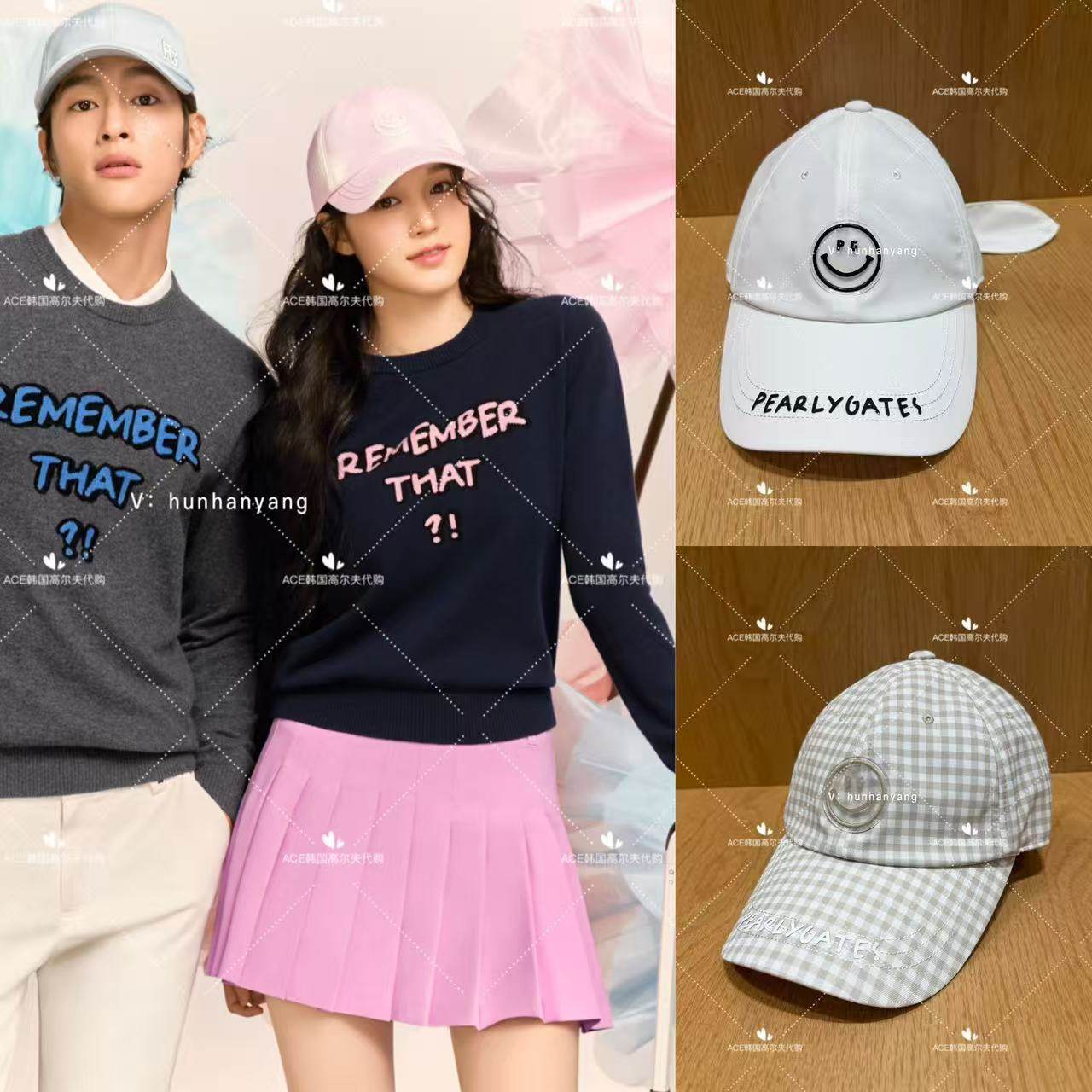 PG高尔夫球帽女士26春季新款百搭休闲时尚运动蝴蝶结防晒帽